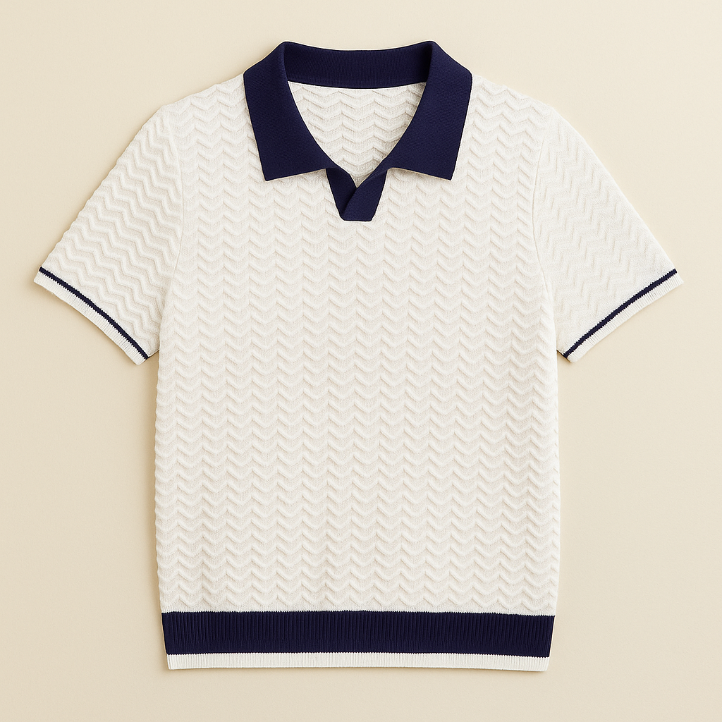 BRYNOUVELLE | POLO EN TISSU BOUCLÉ
