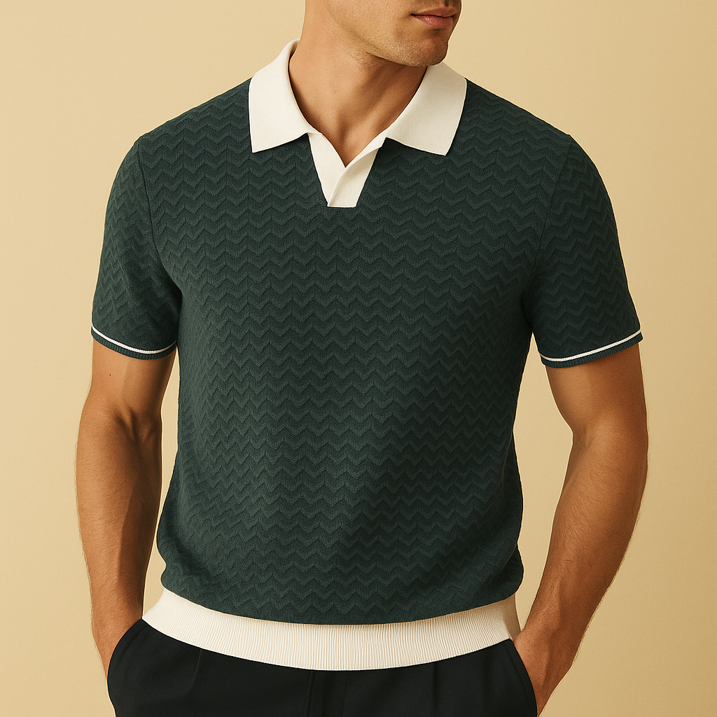 BRYNOUVELLE | POLO EN TISSU BOUCLÉ