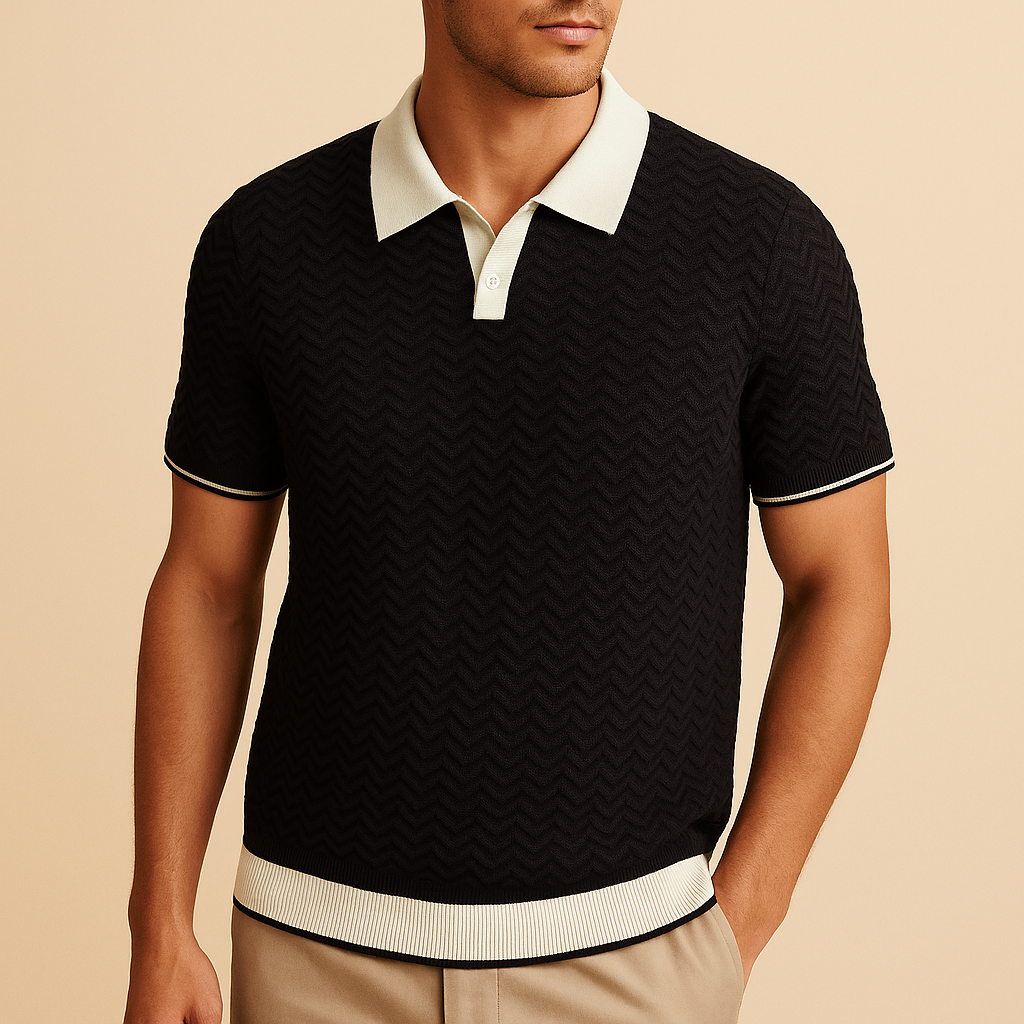 BRYNOUVELLE | POLO EN TISSU BOUCLÉ