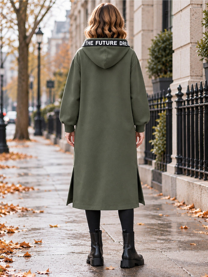 Pull à capuche oversize pour femme