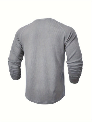 BRYNOUVELLE | T-Shirt Henley Texturé pour Homme