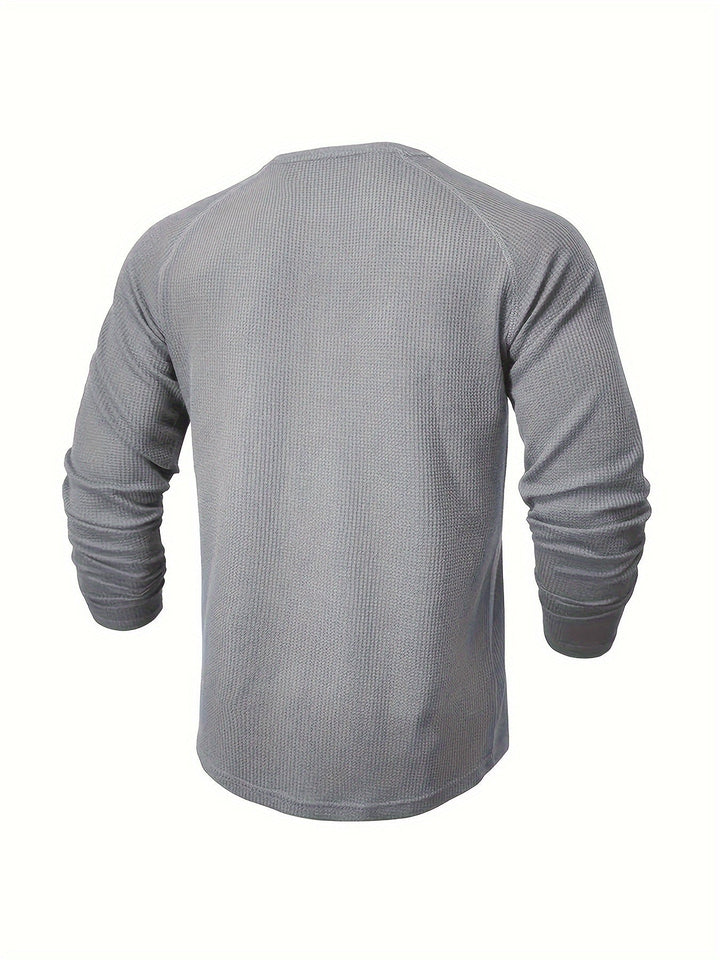BRYNOUVELLE | T-Shirt Henley Texturé pour Homme