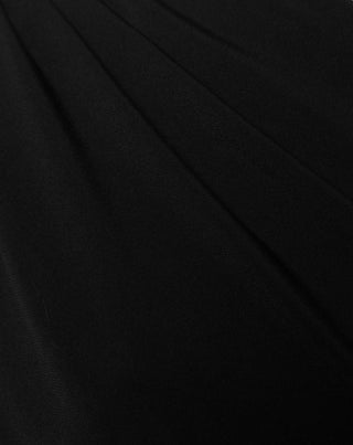 TOP SANS MANCHES RUFFLE NOIR