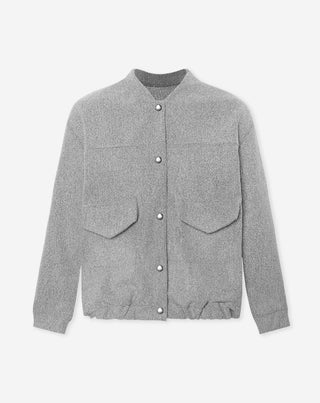 VESTE BOMBER GRIS GRACIE
