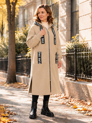 Pull à capuche oversize pour femme