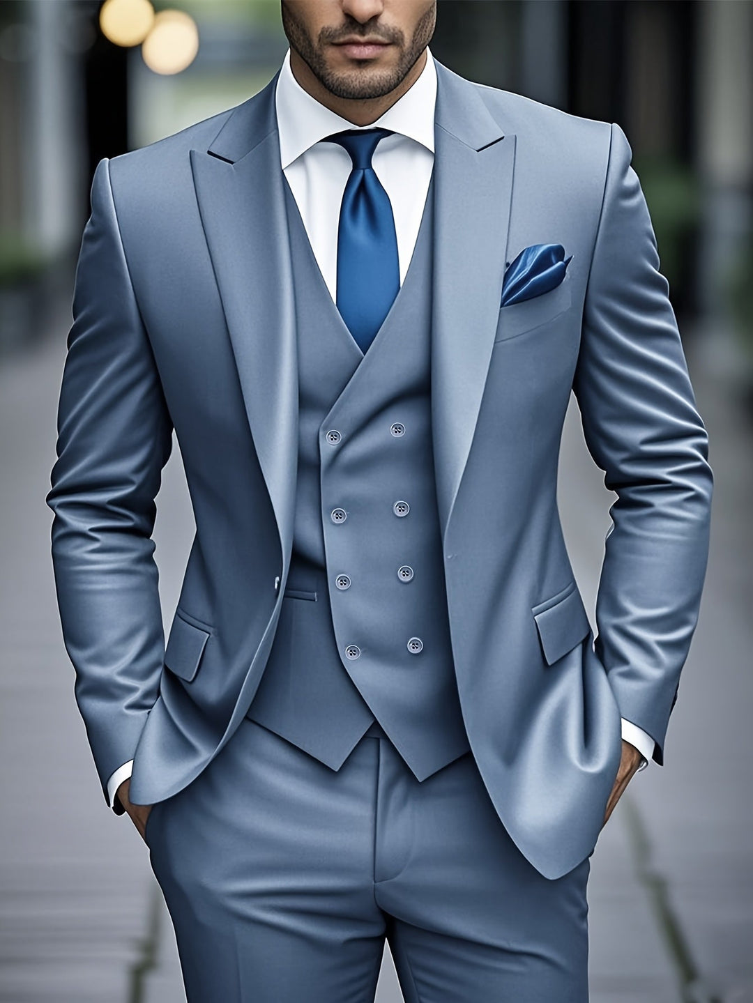 BRYNOUVELLE | Ensemble de Costume Trois Pièces pour Hommes