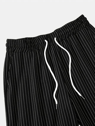 BRYNOUVELLE | PANTALON DÉCONTRACTÉ À RAYURES POUR HOMMES
