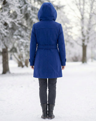 Zelinda | Manteau en Laine à Carreaux