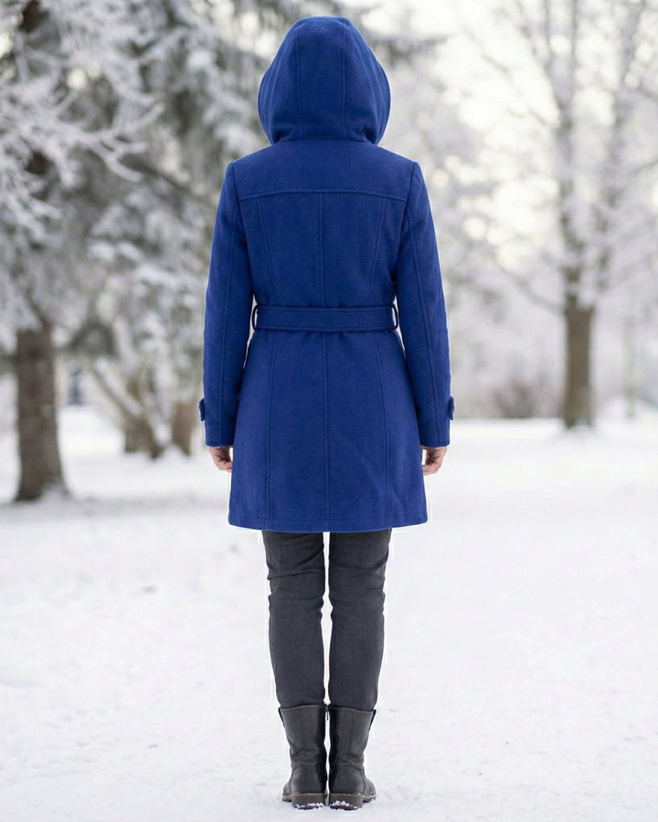 Zelinda | Manteau en Laine à Carreaux