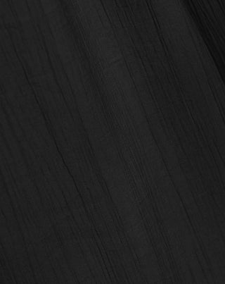 HALLY RUFFLE HALTER TOP NOIR