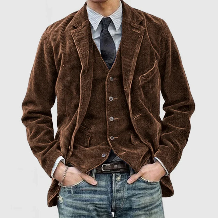 Thomas™ | Veste &amp; Gilet Vintage Élégance Classique