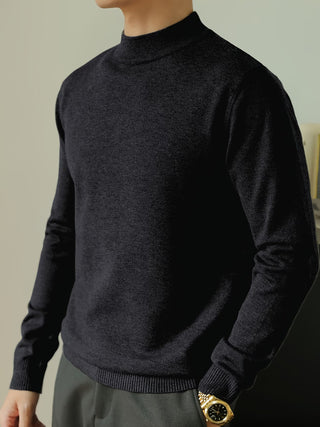 BRYNOUVELLE | Pull en Maille Coton à Col Roulé pour Hommes