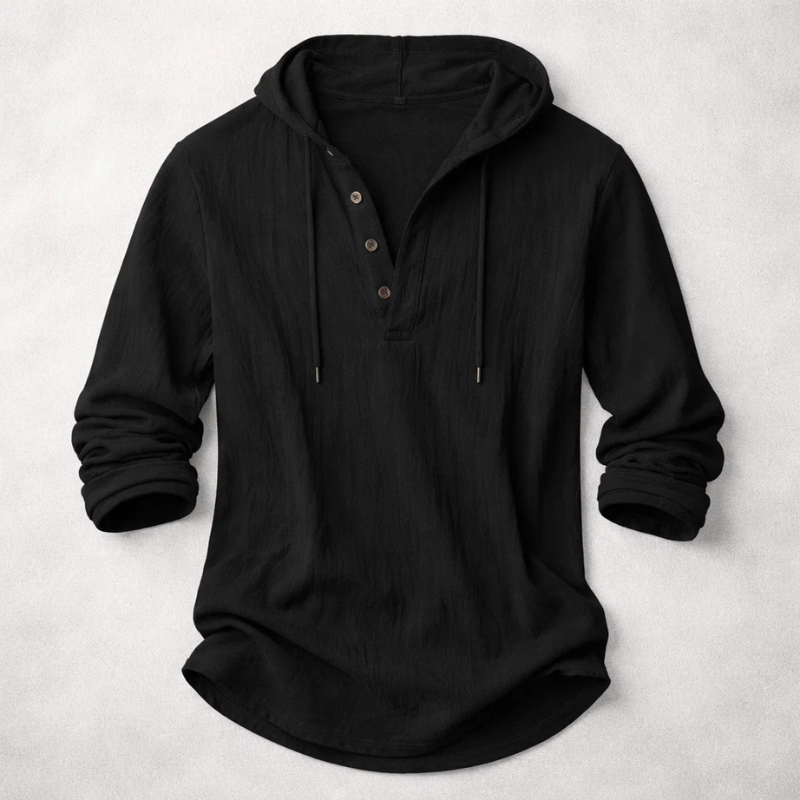BRYNOUVELLE | Hoodie en Coton et Lin pour Hommes
