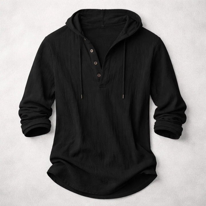 BRYNOUVELLE | Hoodie en Coton et Lin pour Hommes
