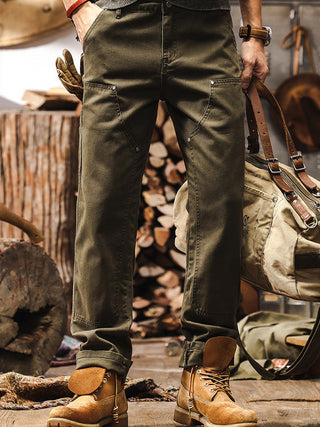 BRYNOUVELLE | PANTALON EN COTON UTILE POUR HOMME