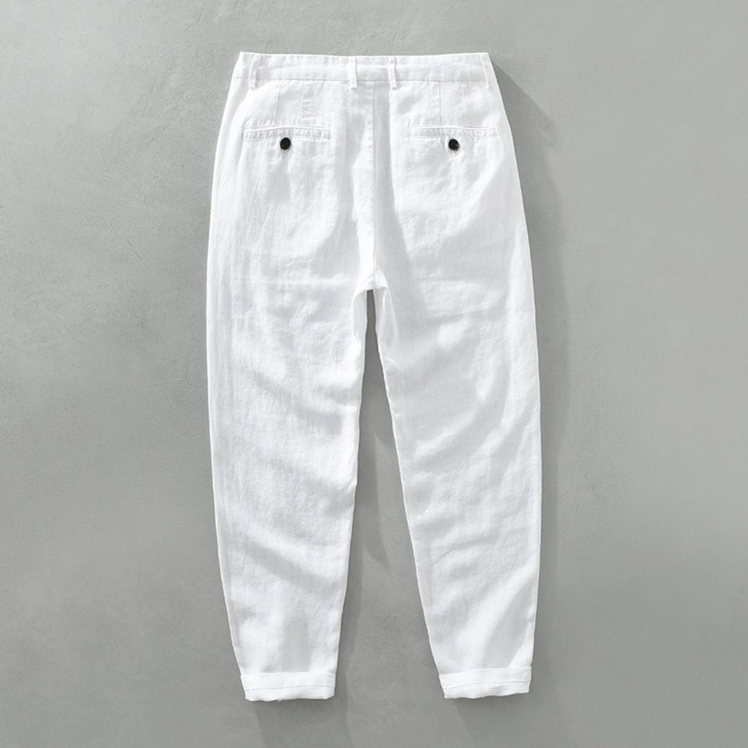 BRYNOUVELLE | PANTALONS DROITS EN LIN