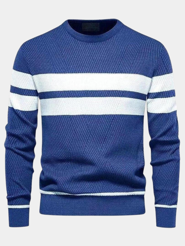 BRYNOUVELLE | Pull Rayé en Maille pour Hommes