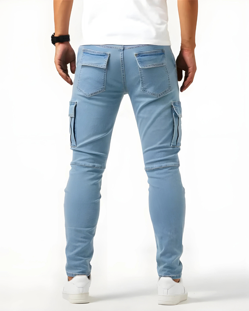 BRYNOUVELLE | PANTALON CARGO STRETCH POUR HOMMES