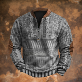Jonas | Pull Zippé Confortable au Look Moderne