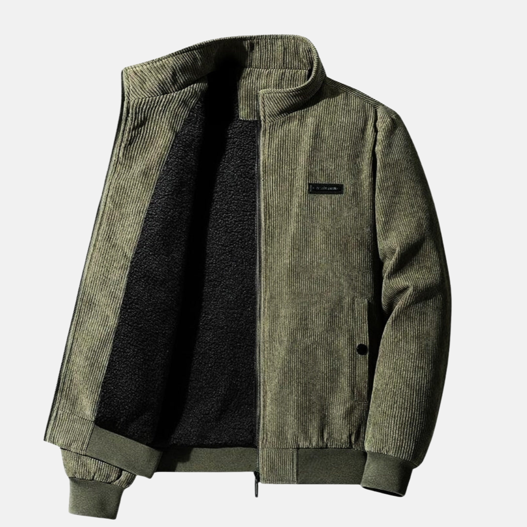 BRYNOUVELLE | Veste Retro en Velours Courru pour Hommes