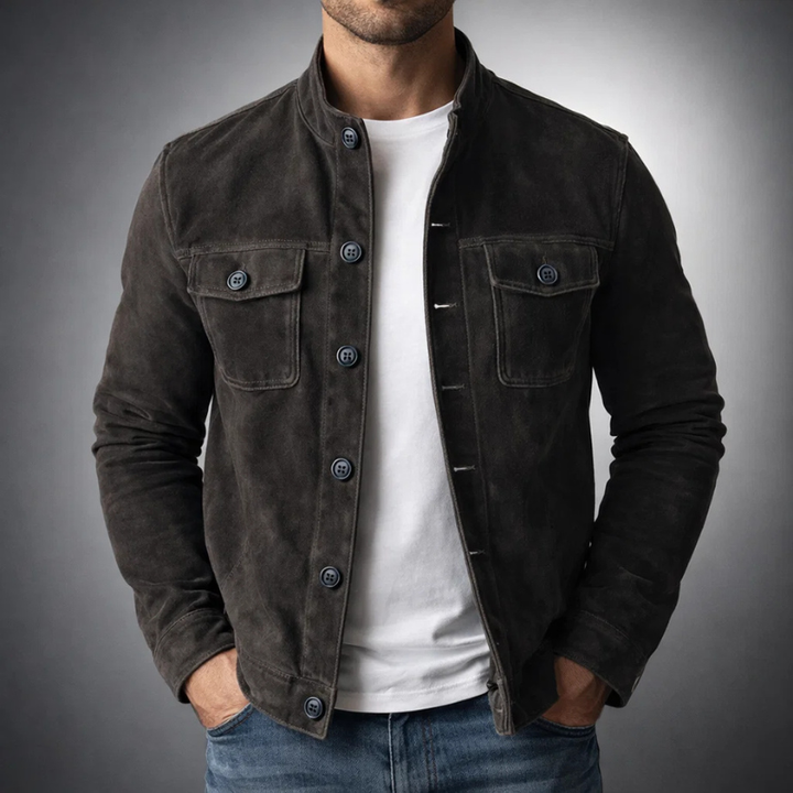 Tommaso | Bomber en Suédine Premium