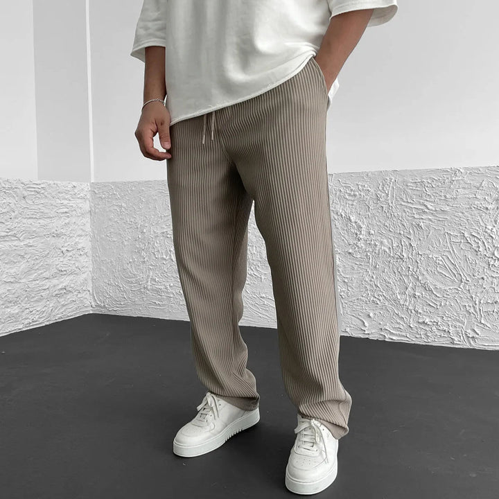 BRYNOUVELLE | PANTALON EN MAILLE CÔTELÉE