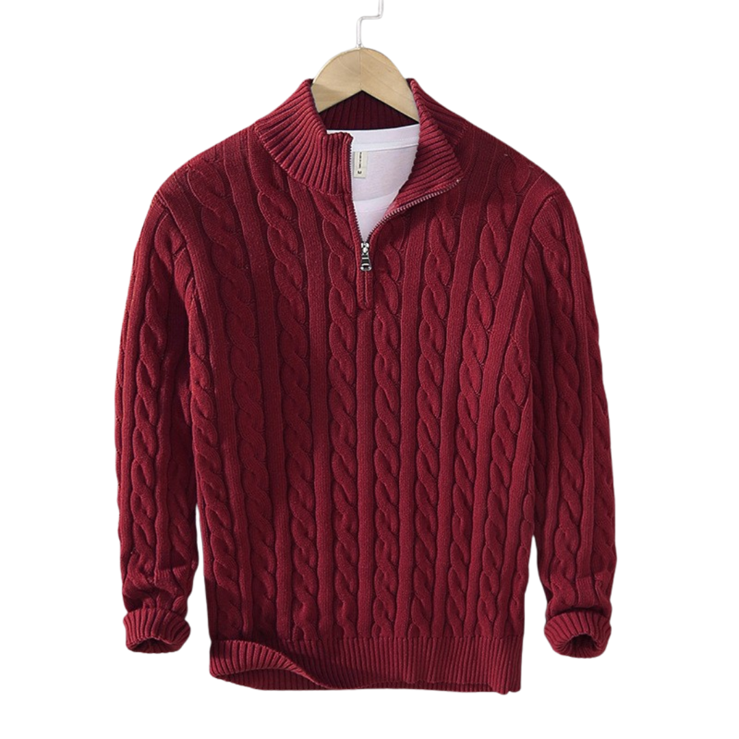 Jürgen | PULLOVER À ZIP QUART DE ZIP