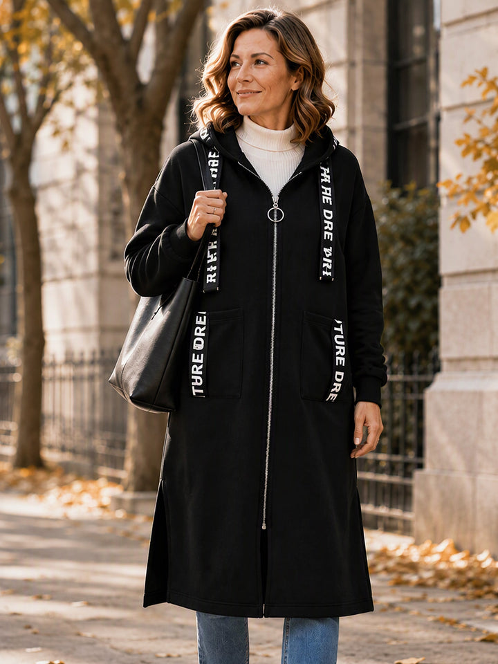 Pull à capuche oversize pour femme