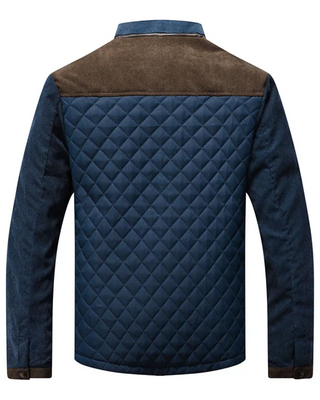 BRYNOUVELLE | Veste Matelassée à Motif Losanges pour Homme