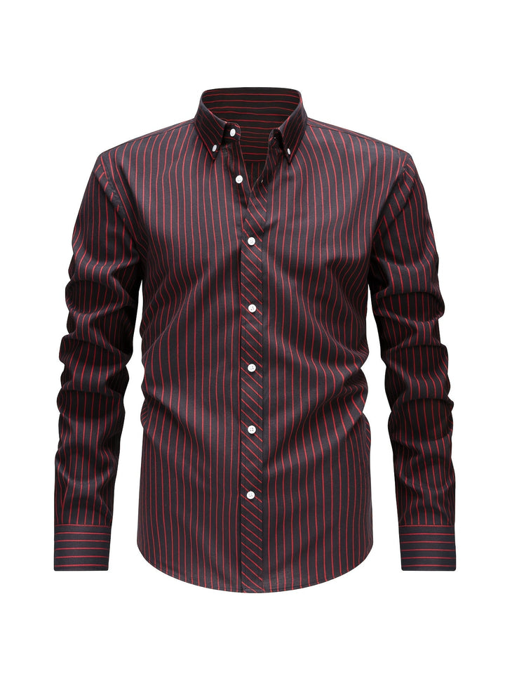BRYNOUVELLE | Chemise Rayée en Coton pour Hommes