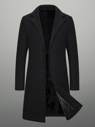 BRYNOUVELLE | Manteau Classique à Boutons pour Homme