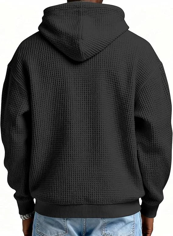 BRYNOUVELLE | SWEAT À CAPUCHE EN TEXTURE TISSÉE POUR HOMME