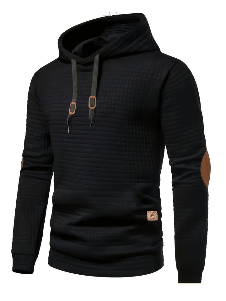 BRYNOUVELLE | VESTE À CAPUCHE À CARREAUX POUR HOMMES