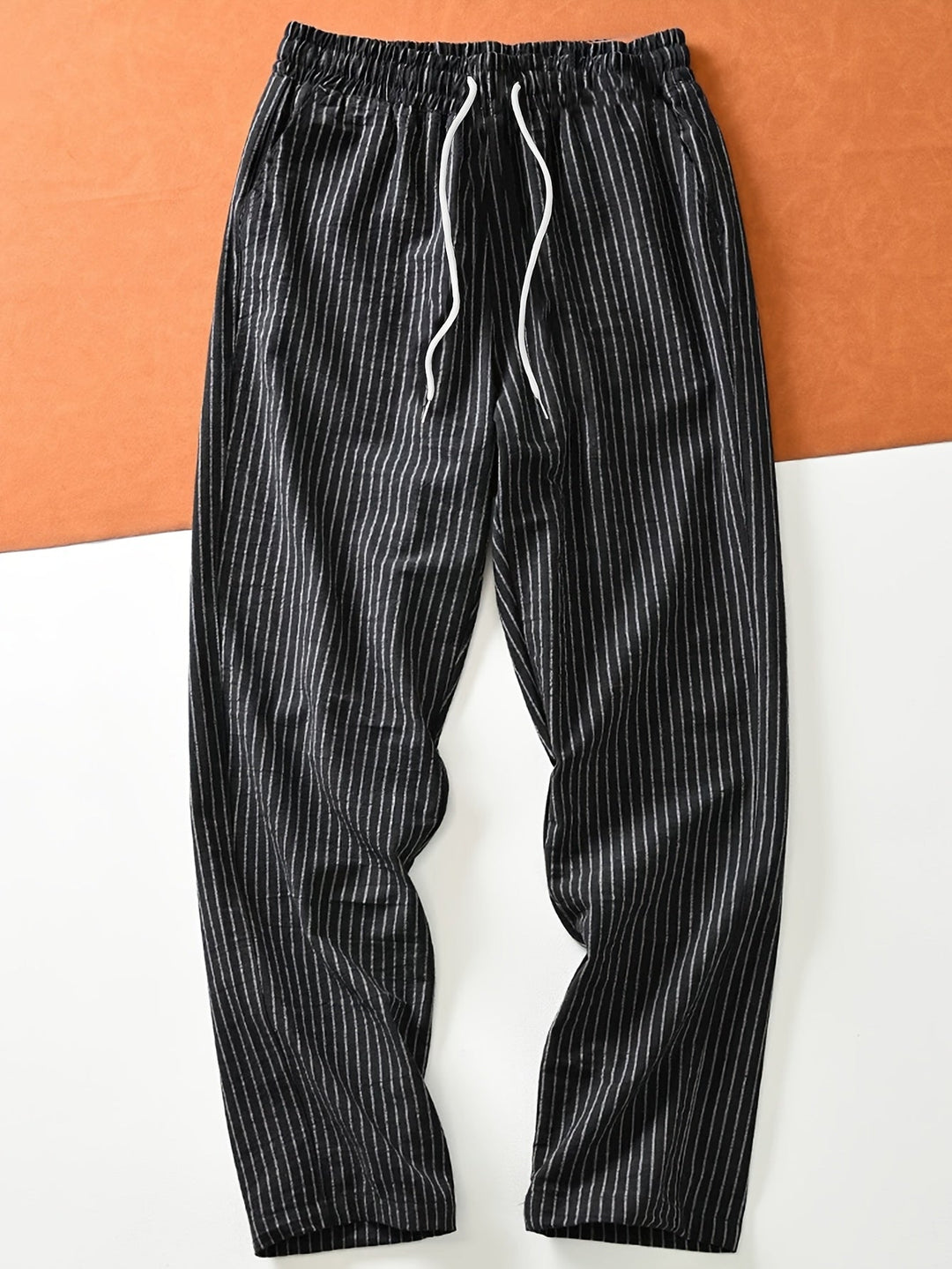 BRYNOUVELLE | PANTALON DÉCONTRACTÉ À RAYURES POUR HOMMES