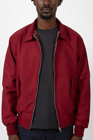Harryson | Veste Harrington avec Doublure Tartan