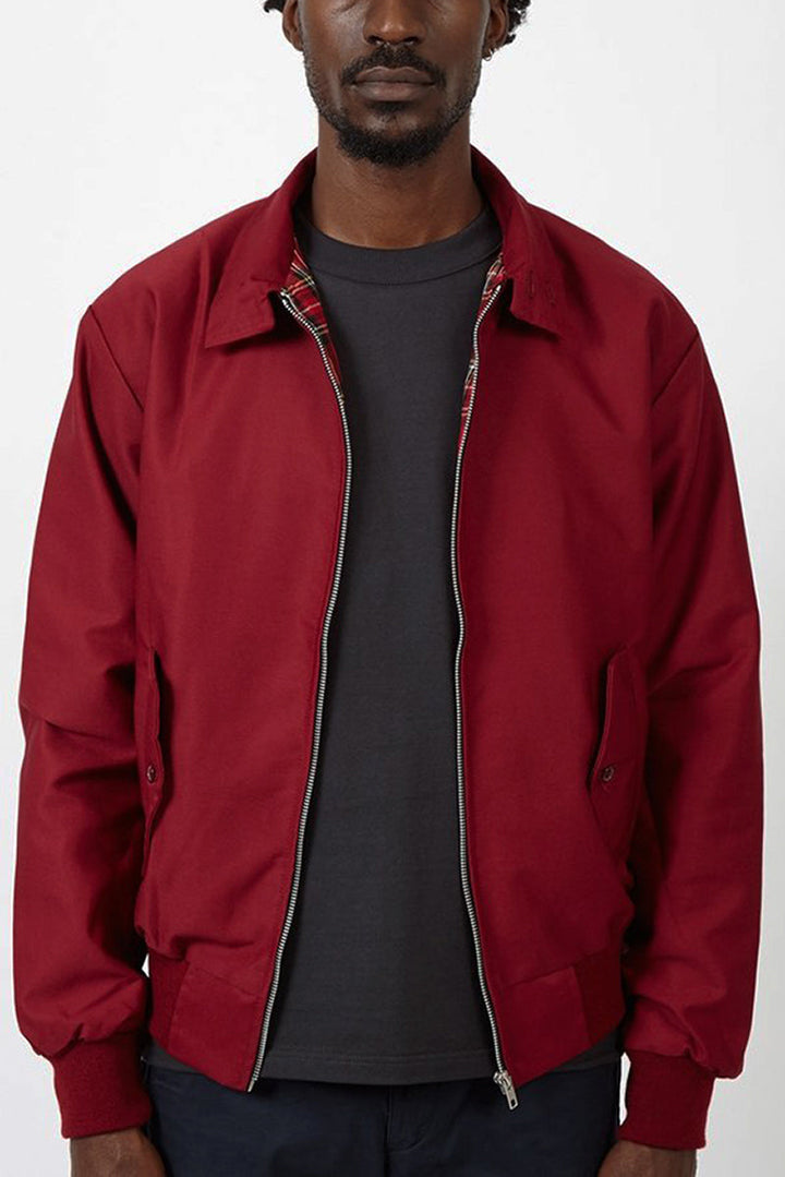 Harryson | Veste Harrington avec Doublure Tartan