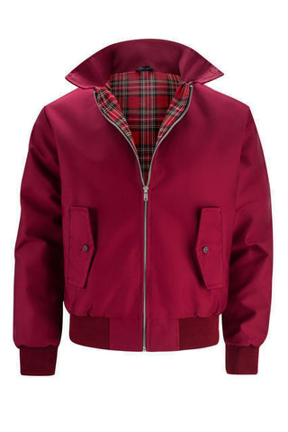 Harryson | Veste Harrington avec Doublure Tartan