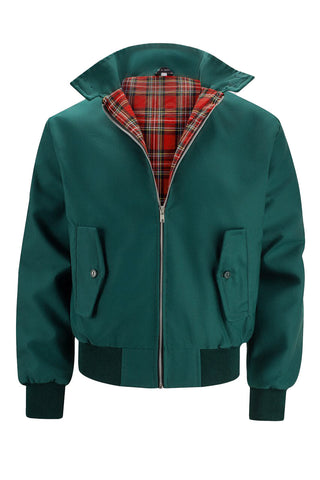 Harryson | Veste Harrington avec Doublure Tartan