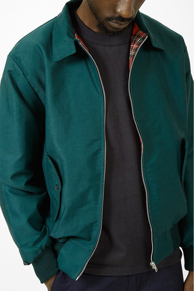 Harryson | Veste Harrington avec Doublure Tartan