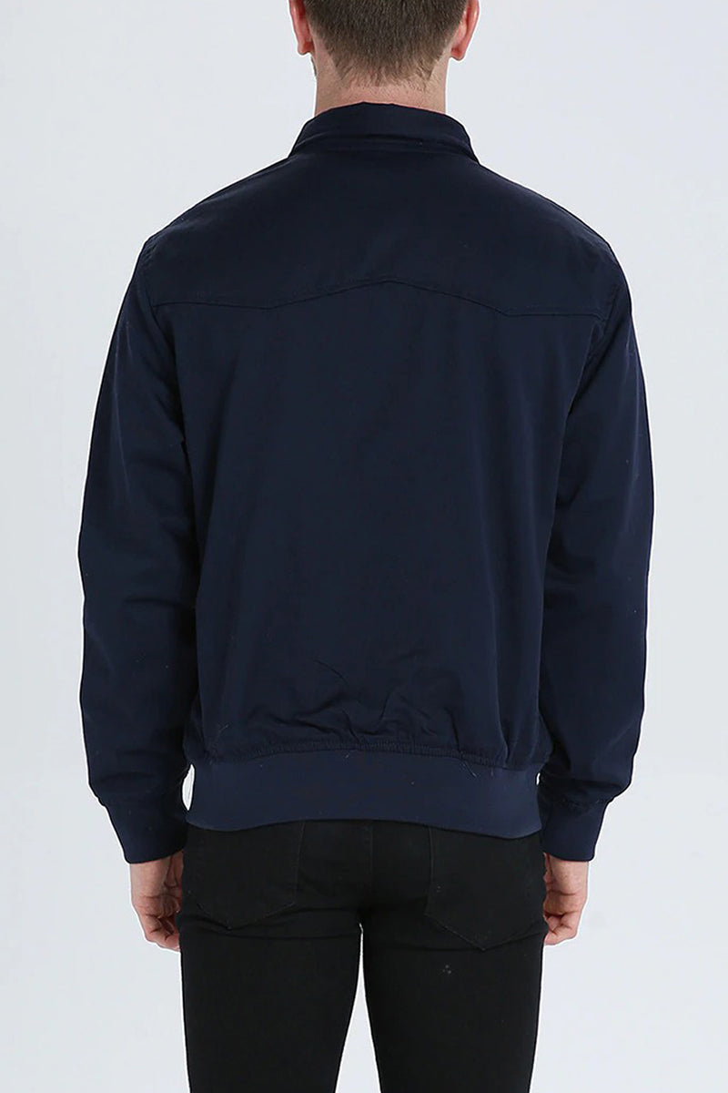 Harryson | Veste Harrington avec Doublure Tartan