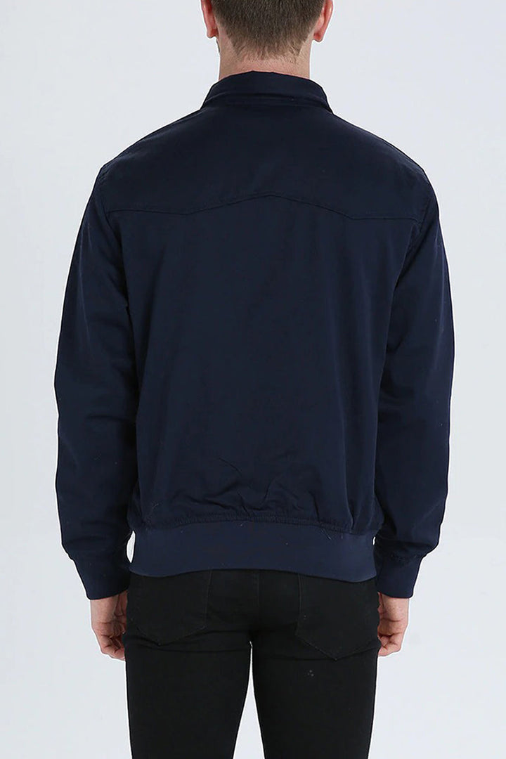 Harryson | Veste Harrington avec Doublure Tartan