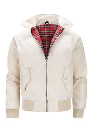 Harryson | Veste Harrington avec Doublure Tartan