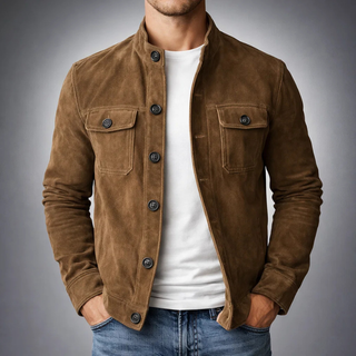 Tommaso | Bomber en Suédine Premium