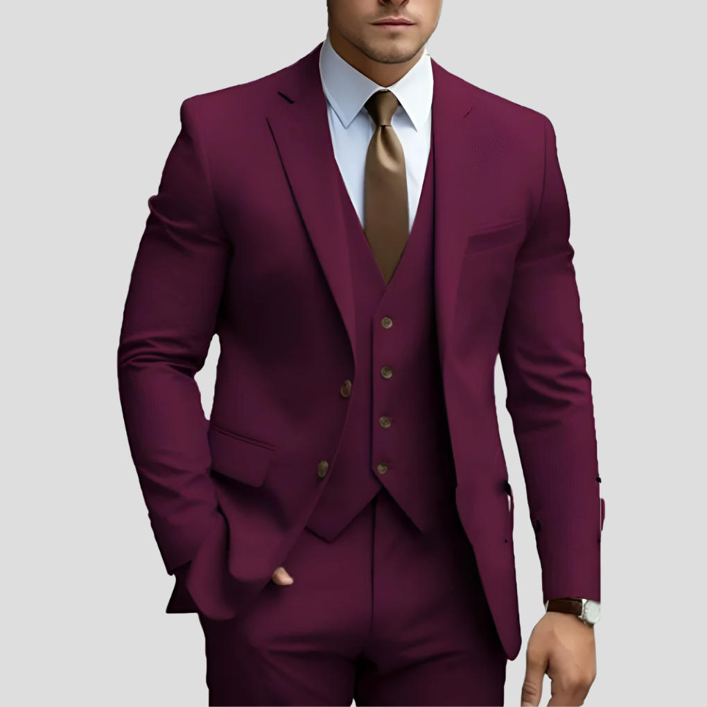 BRYNOUVELLE | Ensemble de Costume Trois Pièces pour Hommes