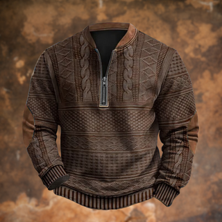 Jonas | Pull Zippé Confortable au Look Moderne