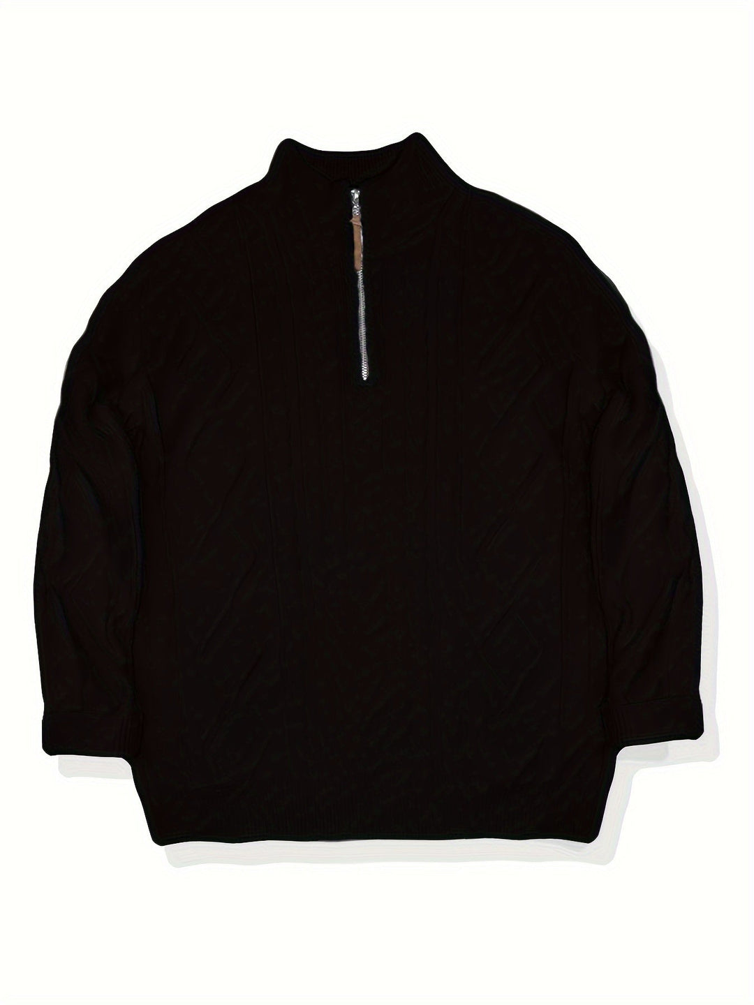 BRYNOUVELLE | Polo pour Hommes avec Fermeture Éclair Quart