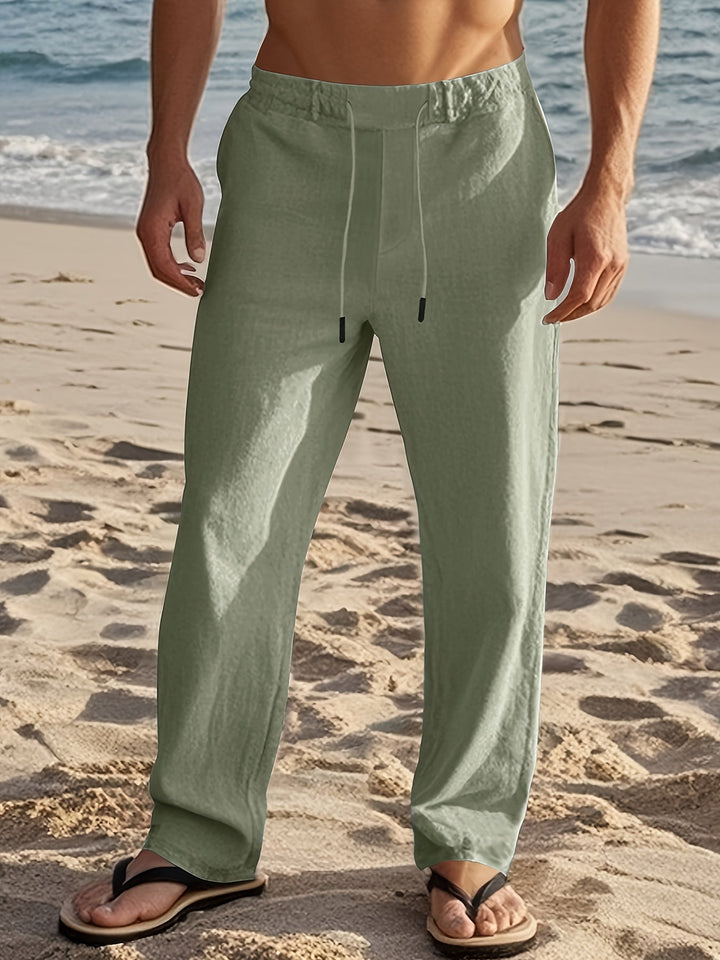 BRYNOUVELLE | PANTALON EN LIN POUR HOMMES