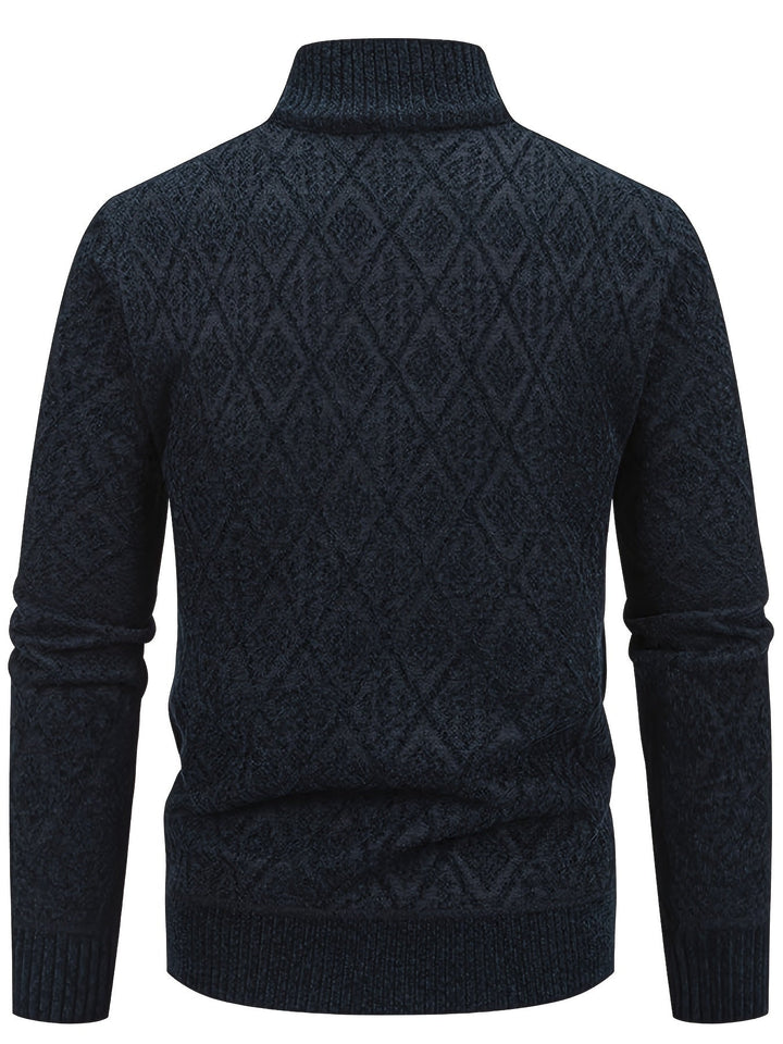 BRYNOUVELLE | PULL EN MAILLE GÉOMÉTRIQUE POUR HOMME