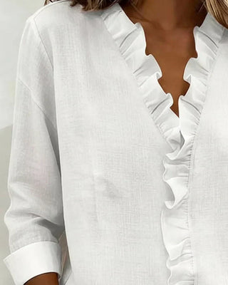 BRYNOUVELLE | Blouse à Volants Susan