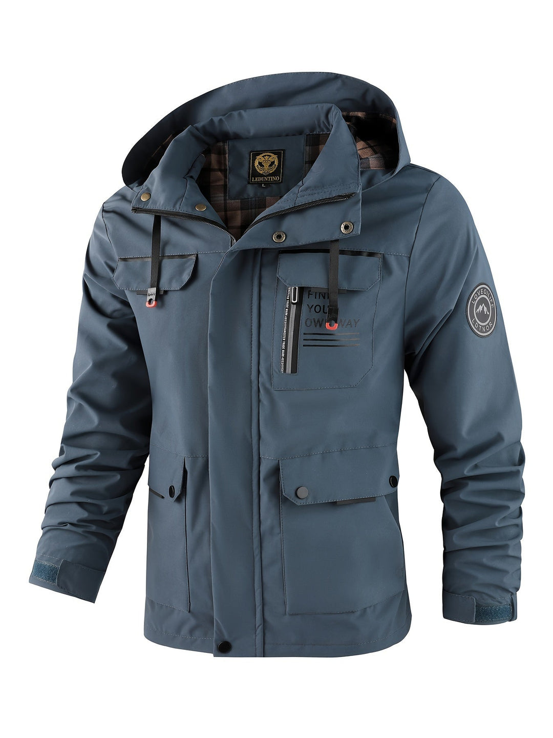 BRYNOUVELLE | Veste à Capuche avec Fermeture Éclair pour Hommes